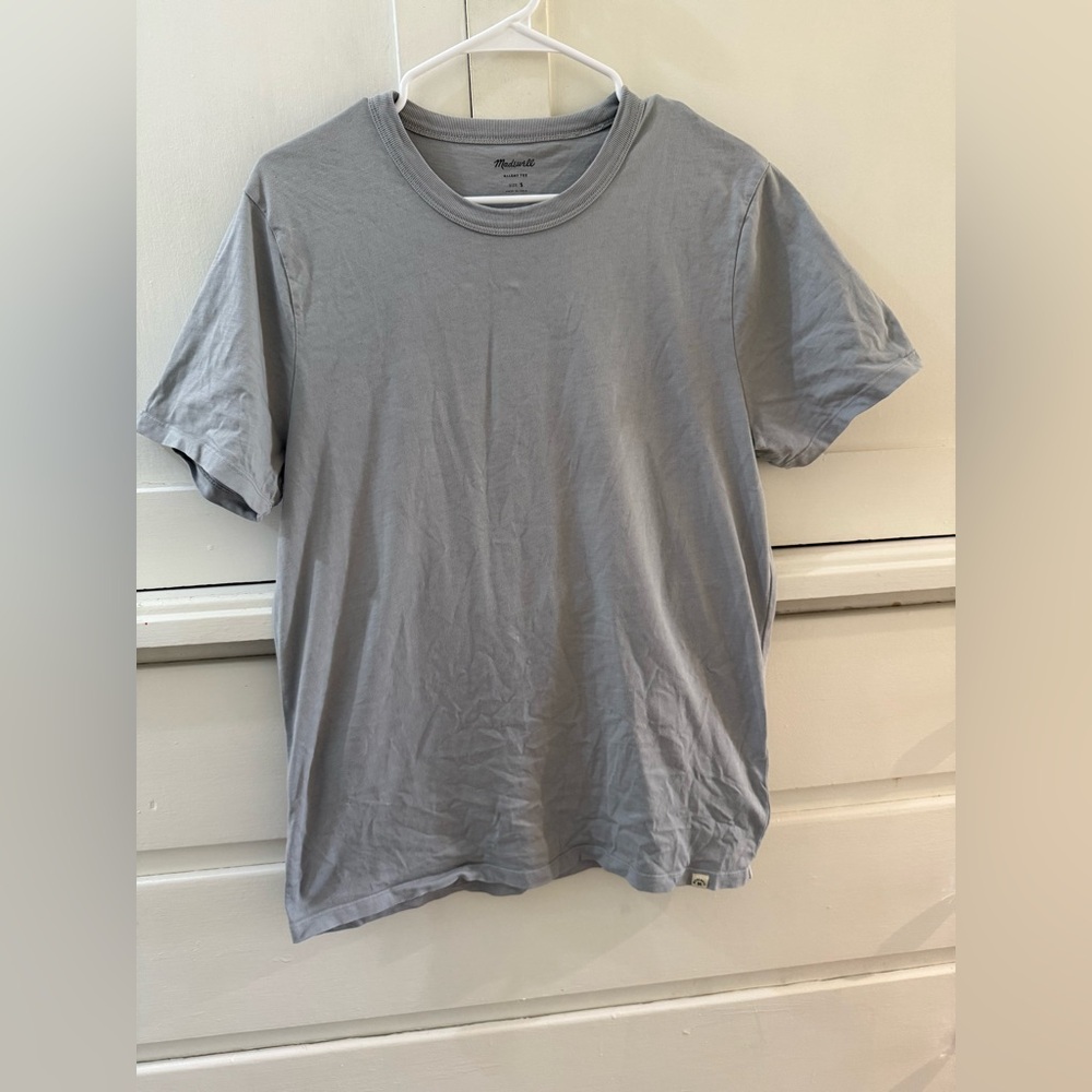 Madewell Allday Light Gray Tee Size S